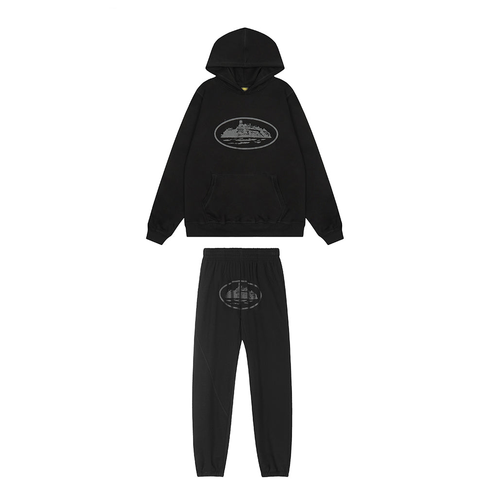 Black Grey Corteiz Tracksuit